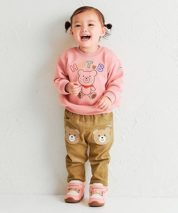 MIKI HOUSE HOT BISCUITS 【80-120cm】【NEW Color Series】コーデュロイ素材 パンツ ベージュ