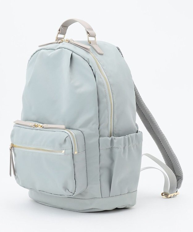 LA BAGAGERIE 【MONICA】13ポケットナイロンリュック ライトグレー