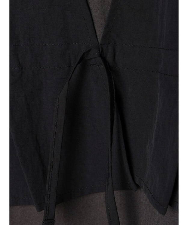 earth music&ecology ビスチェドッキングプルオーバー Black