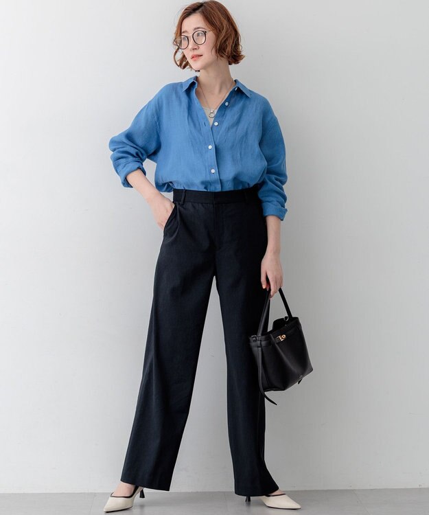 23区 【見上愛さん着用/VERY掲載】ベルテッド2WAY ハンドバッグ ブラック系