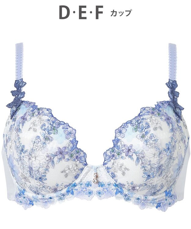 Wing ブラジャー Wing Lesiage ふんわりまるみメイク ソフトなつけごこち 【2120シリーズ】 ブラ Gカップまで対応 大きいサイズ PB2120 ウイング／ワコール サックス