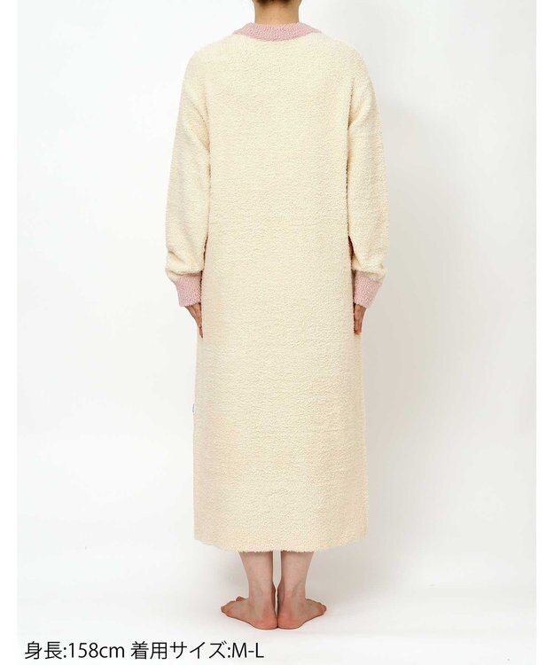 une nana cool カラーブロッキング　ワンピース クリーム