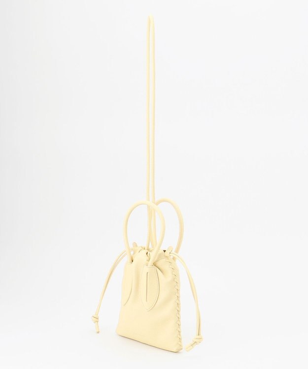 23区 【CLASSY.6月号掲載】ADDCULUMN フェイクレザー ショルダーバッグ ライトイエロー系