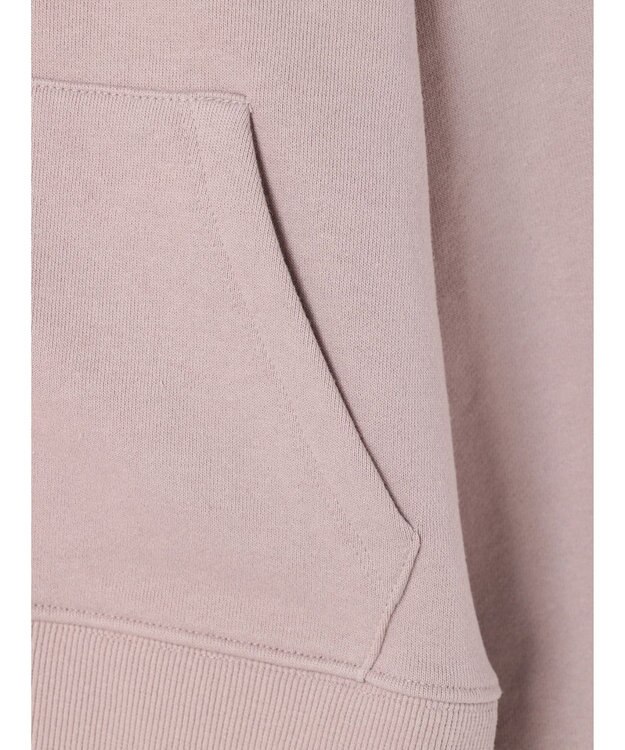 earth music&ecology 裏毛ＺＩＰパーカー Pink Beige