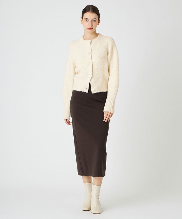 BEIGE， 【WEB限定】OPALE / クルーネックカーディガン Off White