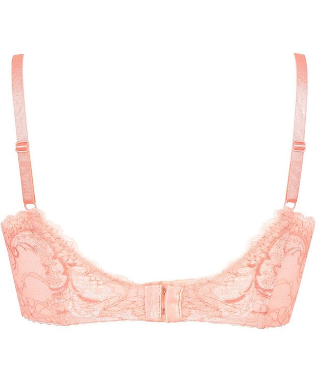 Wing Wing Lesiage　【2820シリーズ】　ブラジャー　脇すっきりの着やせシルエット　背中の段差軽減　ウイング／ワコール　PB2821 オレンジ