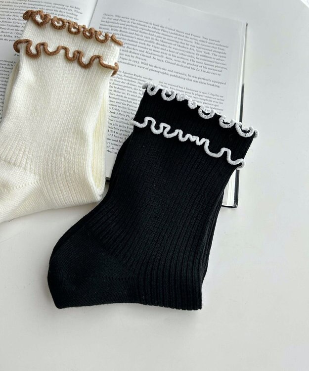 WEGO ダブルメローソックス ブラック