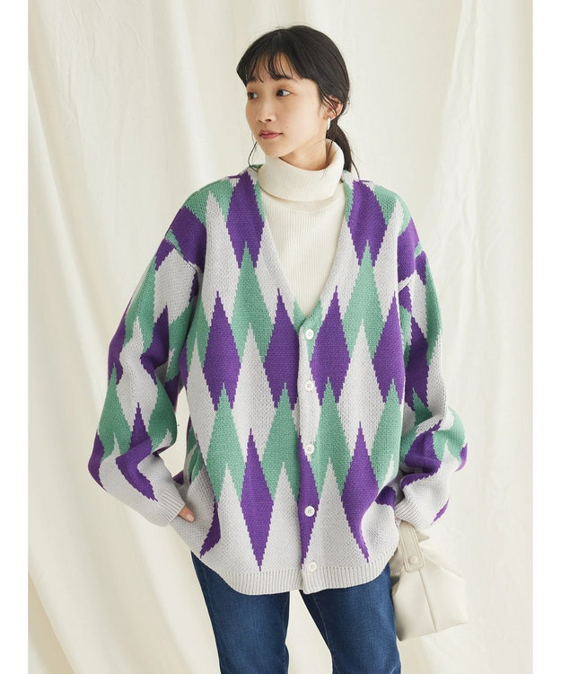 男女兼用】アーガイル柄カーディガン2 / CRAFT STANDARD BOUTIQUE
