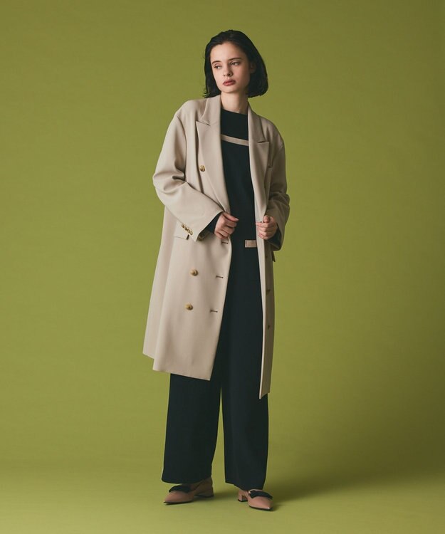 GRACE CONTINENTAL オーバーサイズテーラーコート ベージュ