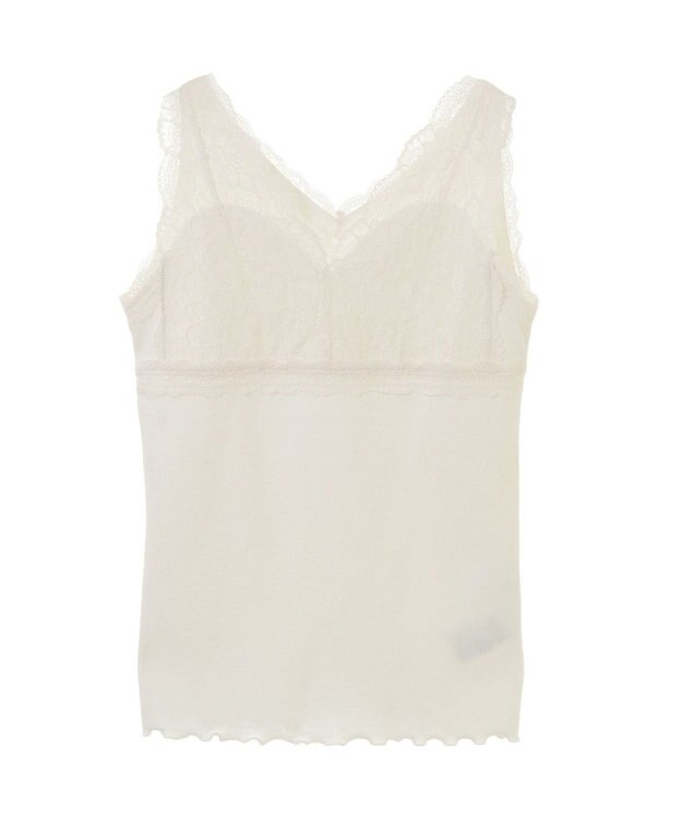 earth music&ecology ２ＷＡＹレースタンクトップ Ivory