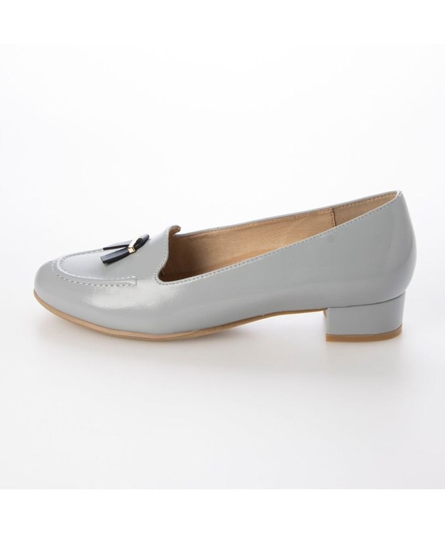 ing <ing>【レイン対応】ローファーパンプス ライトグレー