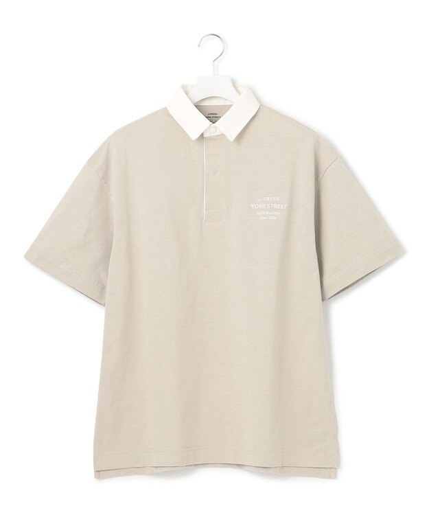 J.PRESS YORK STREET 【UNISEX】オーバーシルエット ラガーシャツ ベージュ系