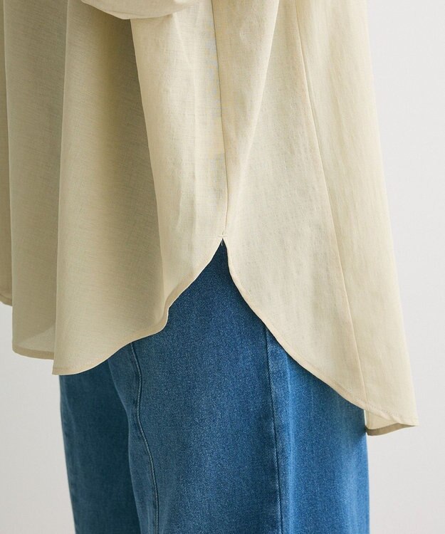 Green Parks シャーリングボリュームチュニック Olive