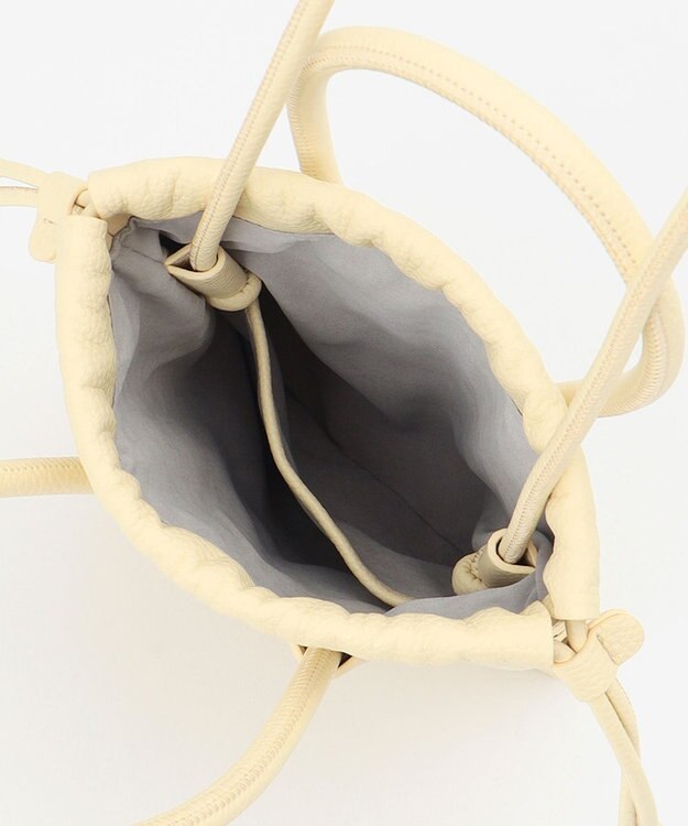 23区 【CLASSY.6月号掲載】ADDCULUMN フェイクレザー ショルダーバッグ ライトイエロー系