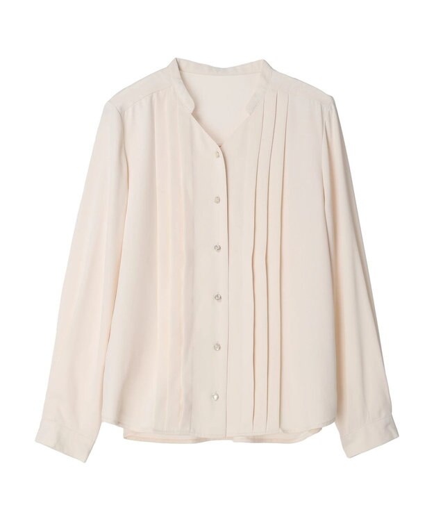 earth music&ecology タックブラウス Off White