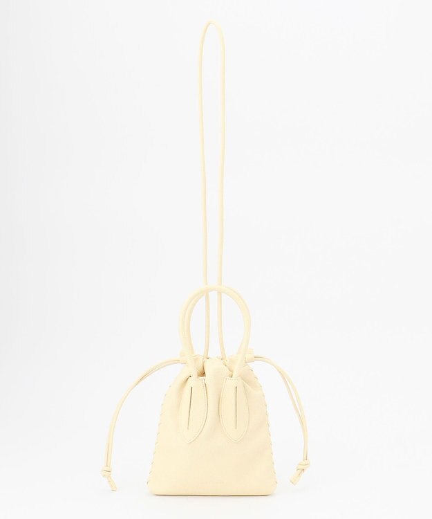 23区 【CLASSY.6月号掲載】ADDCULUMN フェイクレザー ショルダーバッグ ライトイエロー系