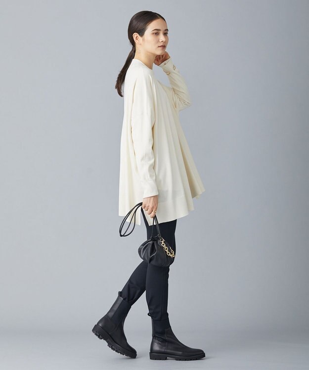 ICB 【洗える・WEB限定カラーあり】 ヴィスコースワイド カーディガン トープ系