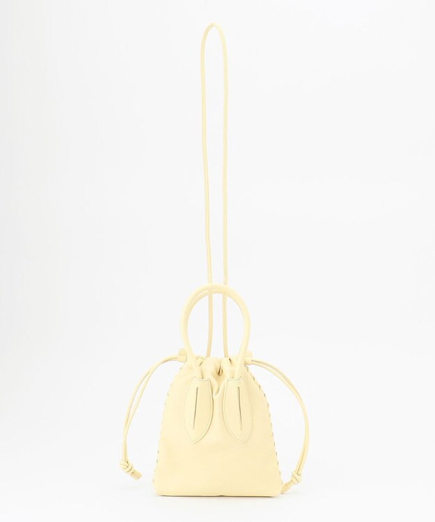 23区 【CLASSY.6月号掲載】ADDCULUMN フェイクレザー ショルダーバッグ ライトイエロー系