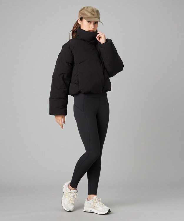 Chacott Chacott BALANCE ハイロフトミドルダウンジャケット ブラック