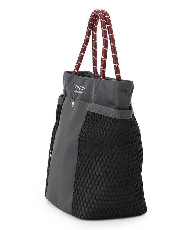 TOCCA 【WEB＆一部店舗限定・環境にやさしい素材】PESCA BAG ナイロンバッグ ライトグレー系