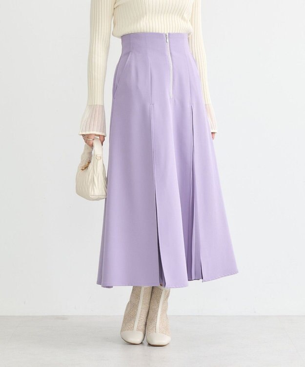 earth music&ecology マチプリーツスカート Lavender