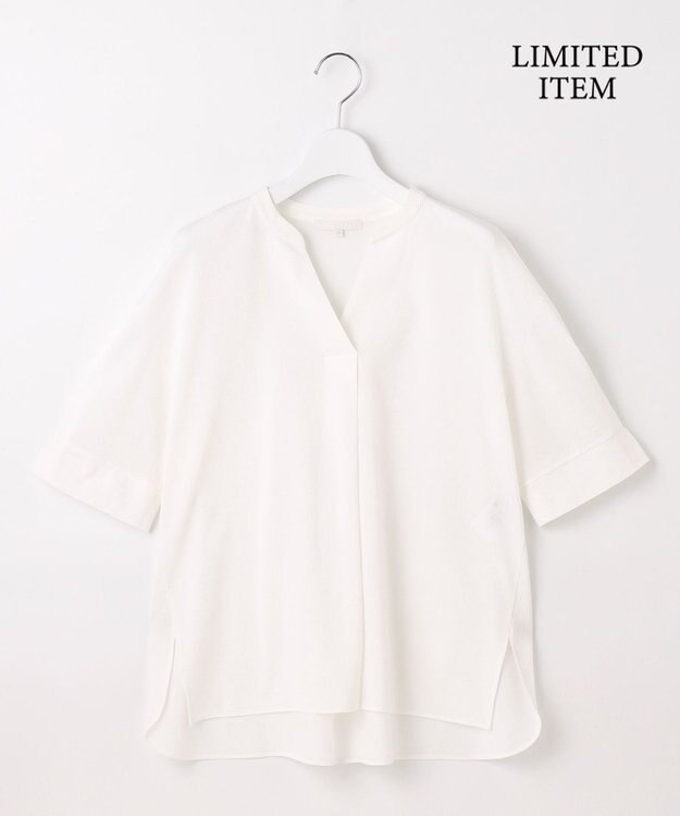 自由区 【WEB限定・洗える】サッカージャージー カットソー オフ