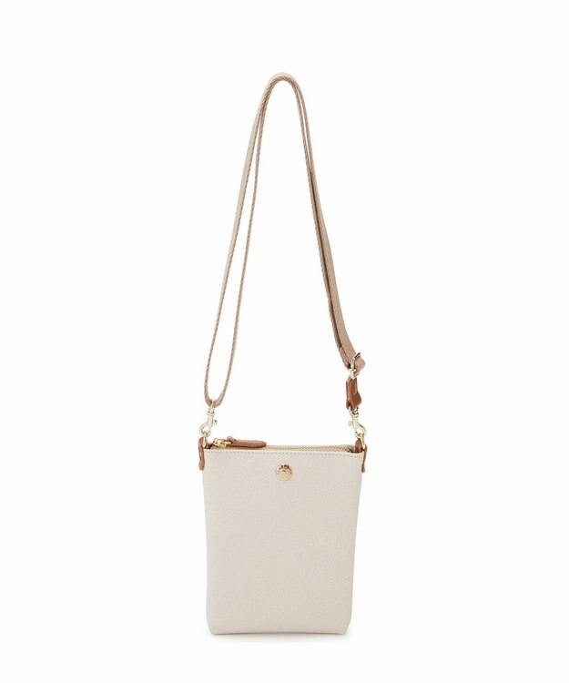 TOPKAPI 【Breath TOPKAPI】SCOTCH GRAIN スコッチグレイン ネオレザー サコッシュ スマホ ショルダーバッグ クリーム