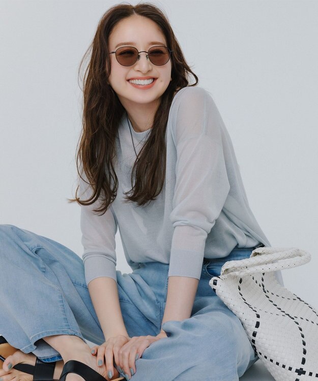 23区 【Oggi3月号掲載】メッシュ スクエア トートバッグ ホワイト系