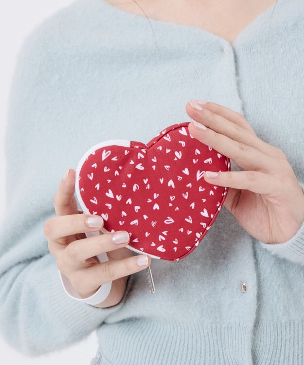 LeSportsac HEART WRISTLET/レッドミニハーツホワイト レッドミニハーツホワイト