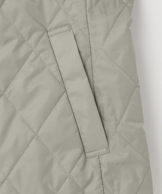 J.PRESS LADIES 【洗える】スパンライクナイロンタッサー フーデット コート キャメル系