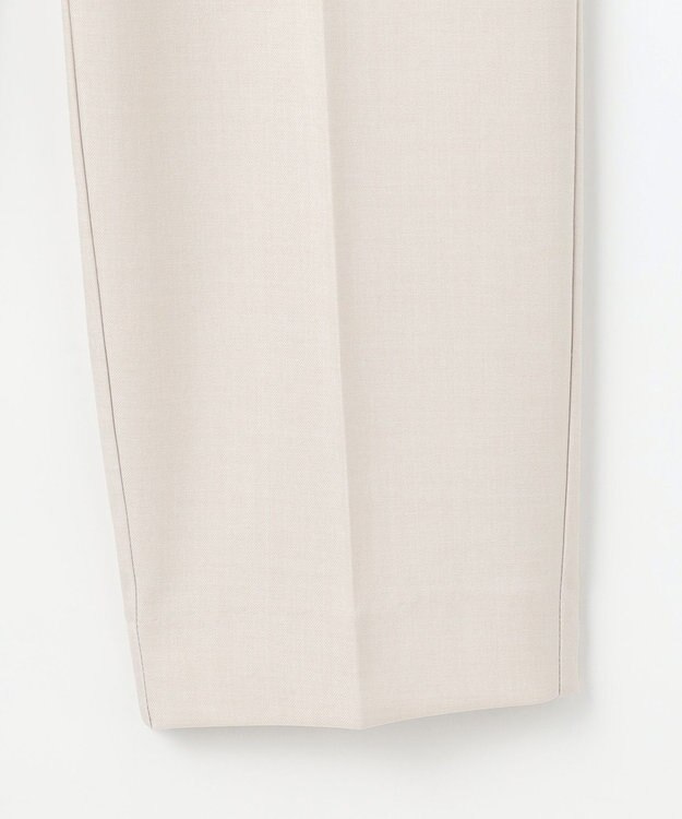 Feroux 【洗える】マリンテーパードパンツ アイボリー系