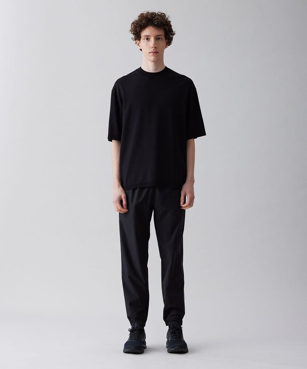 UNFILO MENS 【抗菌防臭】イージーケア ライトニットT [23年春夏商品] ブラック