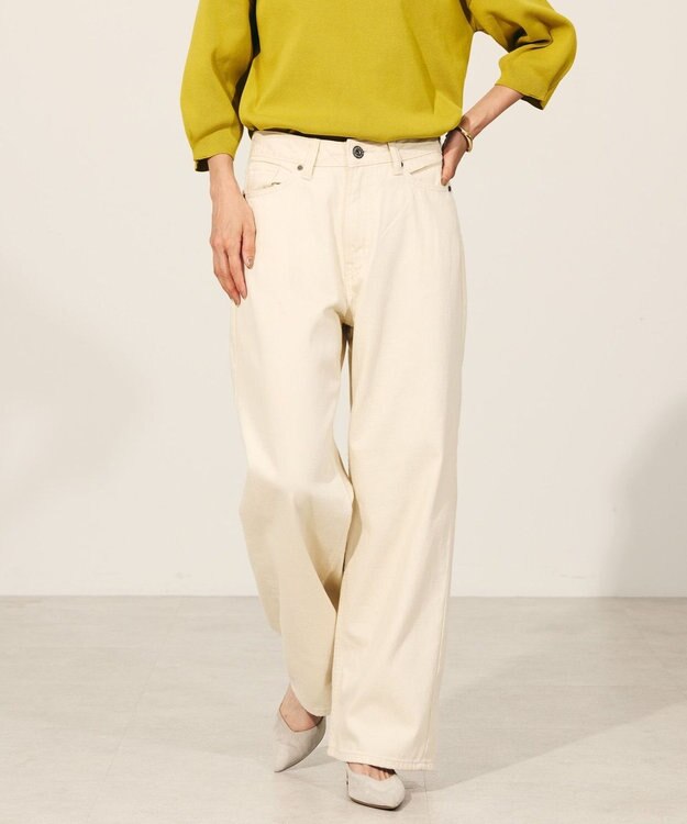 AMERICAN HOLIC ワイドデニム Beige