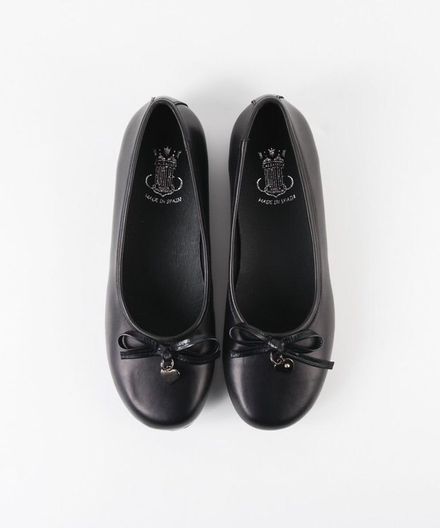 BONTRE 【BONTRE/ボントレ】レザーバレエシューズ/50301-VA ブラック