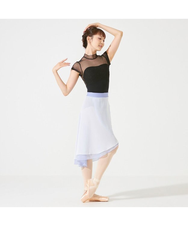 Chacott 【AKANE TAKADA】ハイネックレオタード ブラック