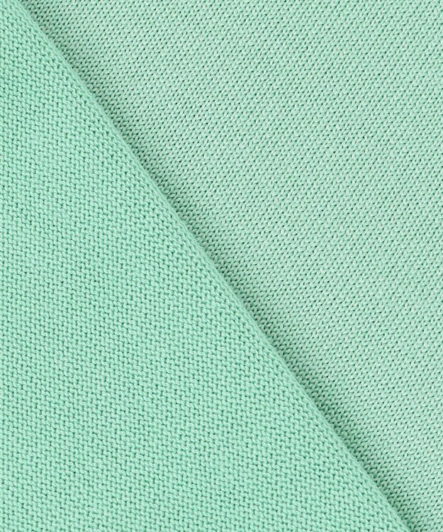 自由区 【アンサンブル対応・洗える】アセテートコットン カーディガン グラスグリーン