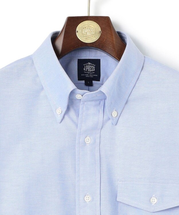 J.PRESS MEN 【定番 / 不変の品格】アービング シャツ / ボタンダウン サックスブルー系