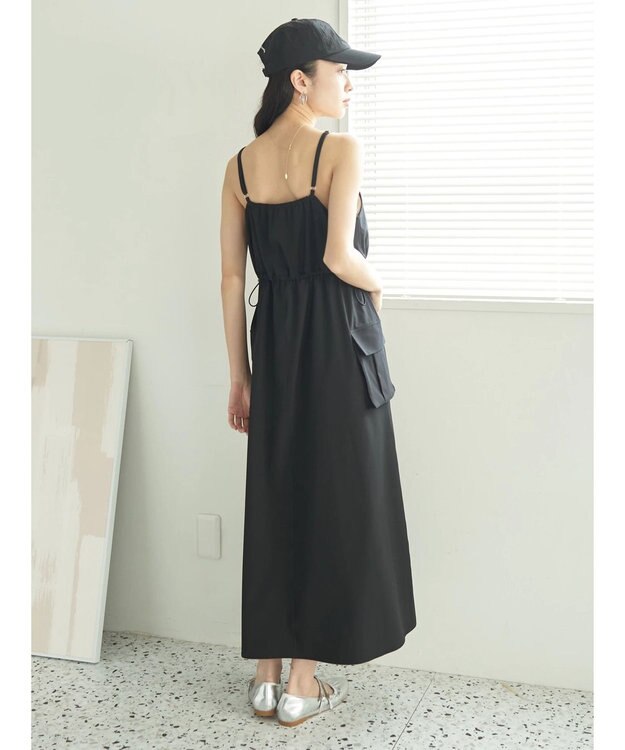 earth music&ecology ストレッチキャミワンピース Black
