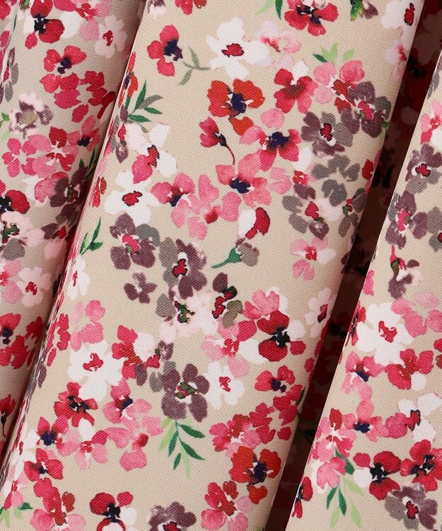 組曲 ニュアージュフラワープリント スカート ピンク系5