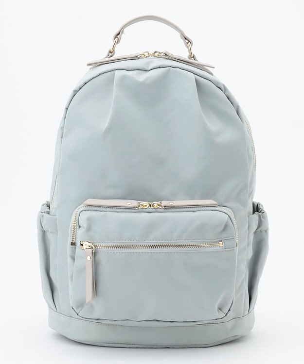 LA BAGAGERIE 【MONICA】13ポケットナイロンリュック ライトグレー