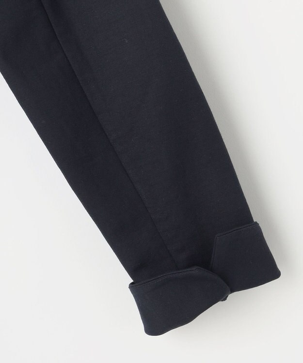 ANY SIS 【洗える】ノーカラーライト ジャケット ネイビー