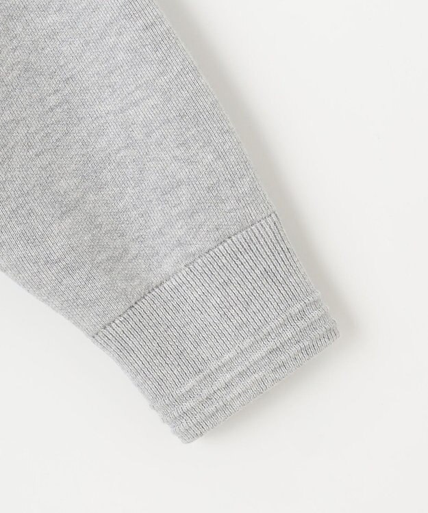 組曲 L スウェットライクニットブルゾン ライトグレー系