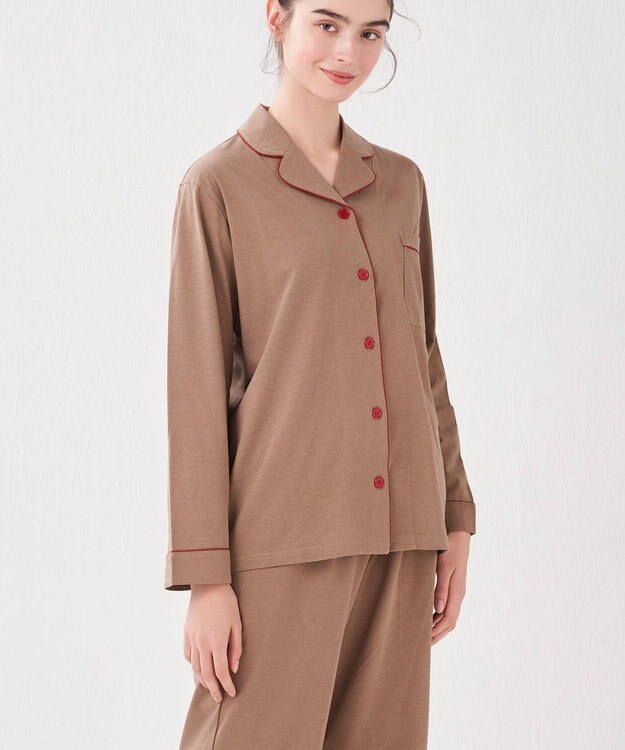 une nana cool 【綿混】ラスティック天竺パジャマ MADE WITH LIBERTY FABRIC OC