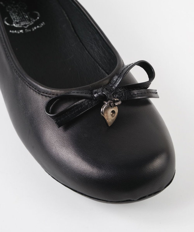 BONTRE 【BONTRE/ボントレ】レザーバレエシューズ/50301-VA ブラック