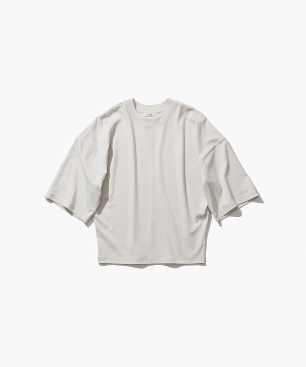 ATON 80/ FRESCA SMOOTH | ワイドスリーブＴシャツ WARM WHITE