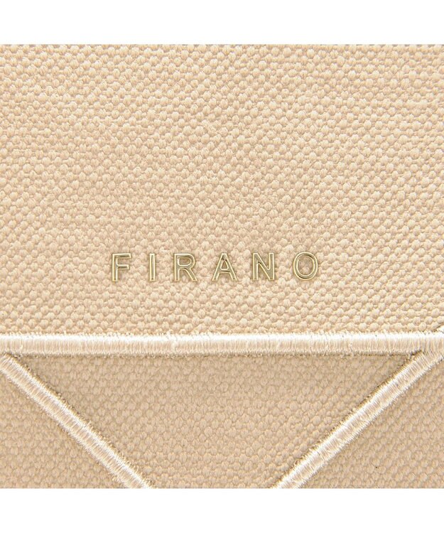 MioFIRANO カジュアルシッククロスラインハンドバッグ 2WAY チャーム付き　FIRANO フィラノ IVORY