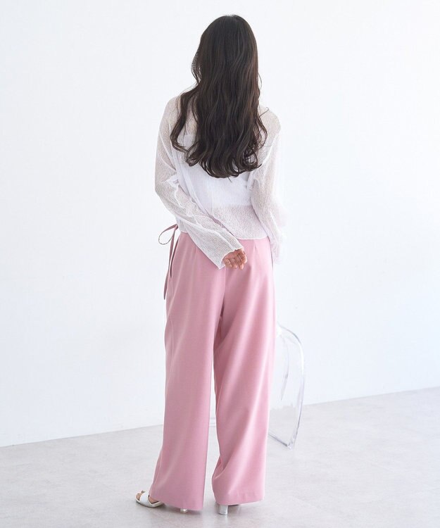 earth music&ecology フロントドロストシアープルオーバー Off White