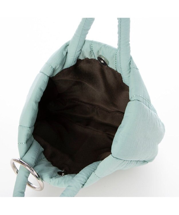 UNBILLION 【テレビ ドラマ着用アイテム】カシュカシュ cachecache / 親子キルティング刺繍トートバッグ ライトグレー