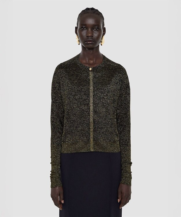 JOSEPH ルレックスニット　カーディガン Black / Gilt