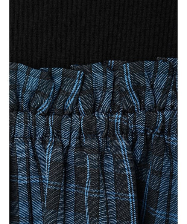 Green Parks ・ＥＬＥＮＣＡＲＥ　ＤＵＥ　チェックキリカエワンピース Blue